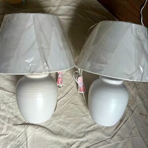TARGET Threshold Linen Shade Lamps